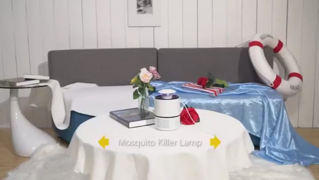 Lámpara mata mosquitos portátil
