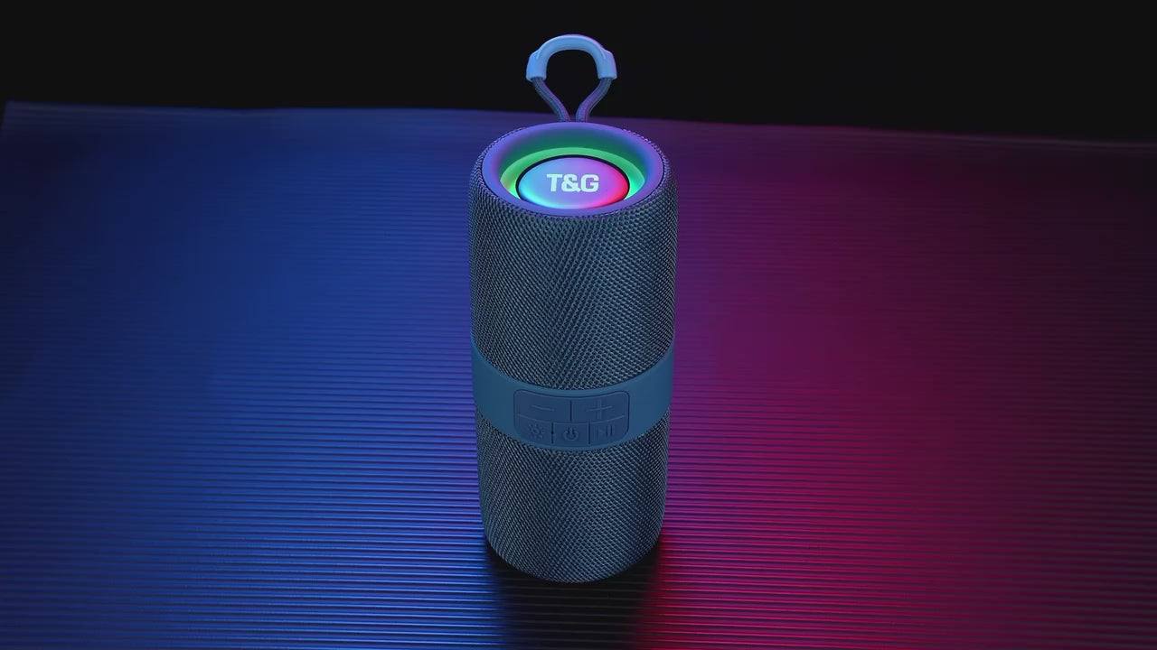 Altavoz Portátil Multifunción – Sonido Potente y Conexión Versátil