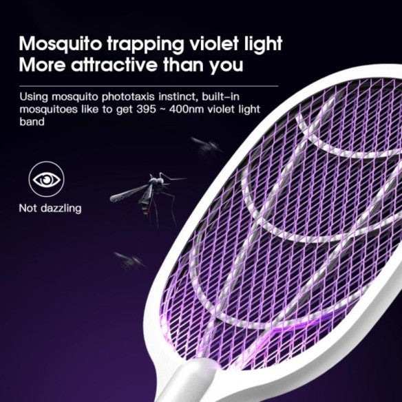 Raqueta matamosquitos eléctrica