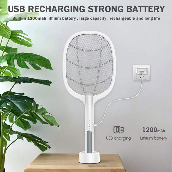 Raqueta matamosquitos eléctrica
