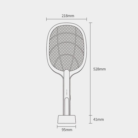 Raqueta matamosquitos eléctrica