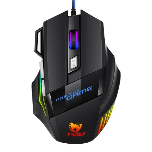 Ratón gaming con cable y Luz RGB