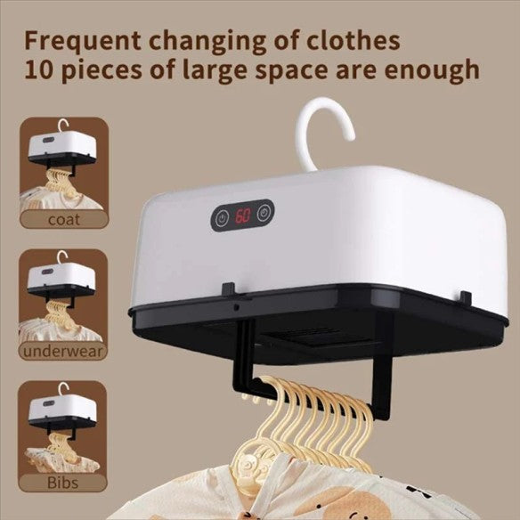 Secador de ropa portátil inteligente.  Muy rapido