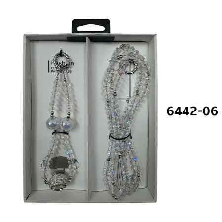 Set de Cuerdas de Cuentas de Cristal para Funda de Móvil – Larga + Corta | Ref. 6442