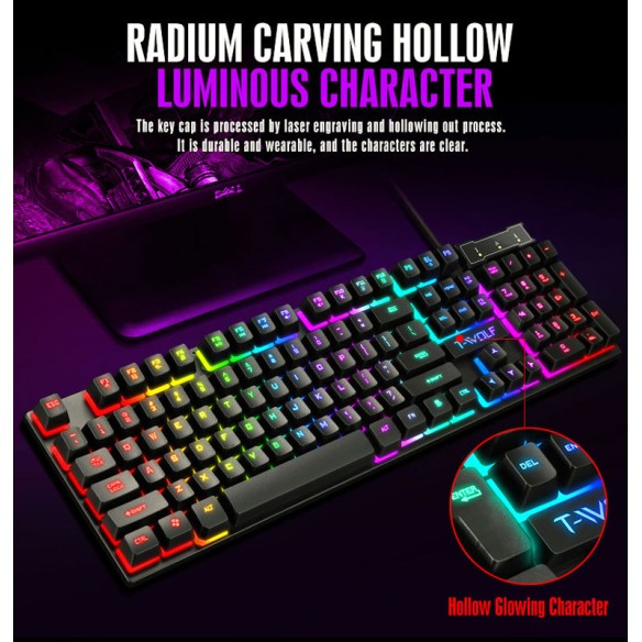 Set teclado y ratón gaming