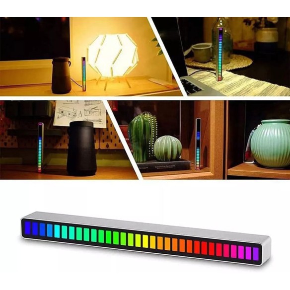 Tira de led inalámbrica con control de sonido