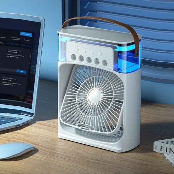 Ventilador al vapor de aire frío y luz RGB 600ml
